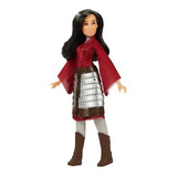 Boneca Princesa Disney Mulan Traje Guerreira Hasbro