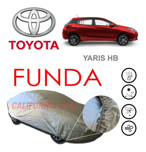 Funda Cubierta Lona Cubre Toyota Yaris Hatchback 2023