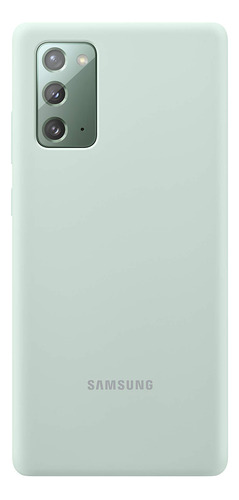 Funda De Silicona Original Para Samsung Note 20 Verde Mint 