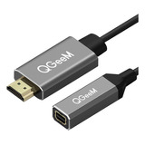 Cable Adaptador Convertidor Qgeem Hdmi Single A Mini Dp Uhd