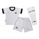 Conjunto Para Bebê E Criança Time Santos