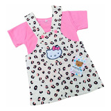 Vestido Jardinera Para Niña De Hello Kitty