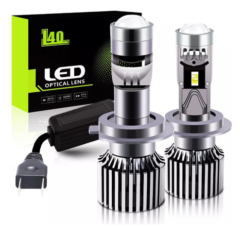 Kit De Focos Led H4 H7 H11 9005 9006 Lupa Proyector Auto Csp