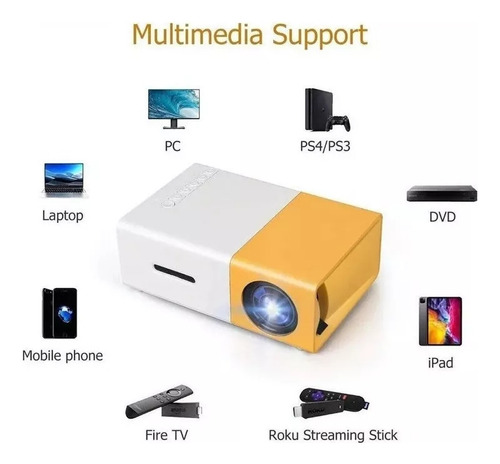 Miniproyector Full Hd Native Datashow 4k, Retroproyector