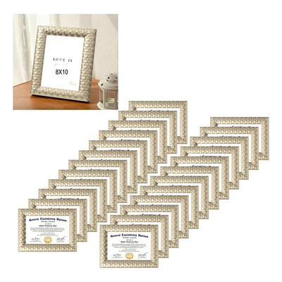 Diplomas-reconocimientos \u002Fmarcos Tamaño Carta 24 Beige 8x10 | Envío gratis
