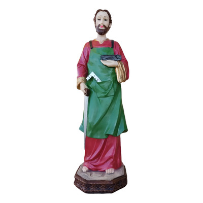 Imagen Religiosa San José Carpintero Obrero Figura Resina | Meses sin interés