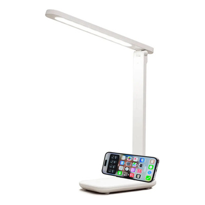 Fopnew Lámpara Escritorio Led Recargable Usb 4000mah Lamparas Giratorias 3 Temperaturas de Color Brillo Ajustable Lampara de Escritorio Flexible | MercadoLibre