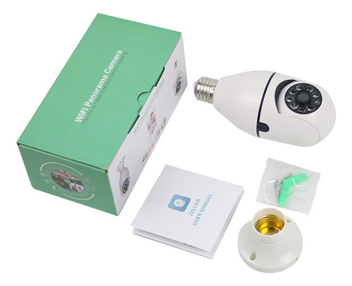 Kit De Câmera Inteligente De 360 Graus Sem Fio Wifi