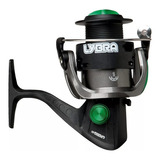 Reel Lybra 6001 Waterdog Pesca Variada Rio Laguna Color Negro Lado De La Manija Derecho/izquierdo