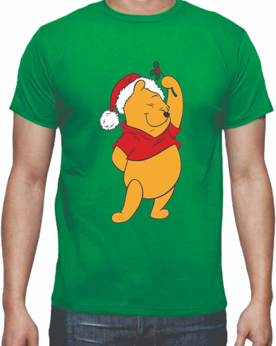 Camisetas Navideñas Navidad Winnie Pooh Navideño