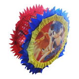 Sonic Piñata De Tambor Niña Niño Fiesta