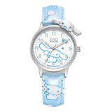 Reloj Sanrio Zgo-273 De Piel Para Niñas Con Diseño De Hello