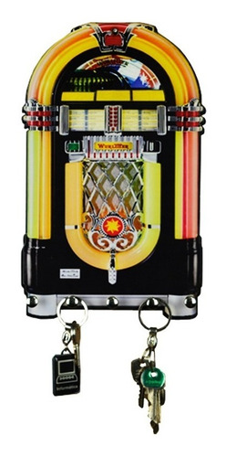 Porta Chaves Jukebox Antigo Vintage Retro Decoração Parede