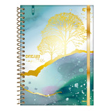 Planner Mensal 2023 Marble Jandaia 160 Páginas Capa Dura