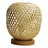 Cubierta De De La Lámpara De La De Bambú De Retro Para De