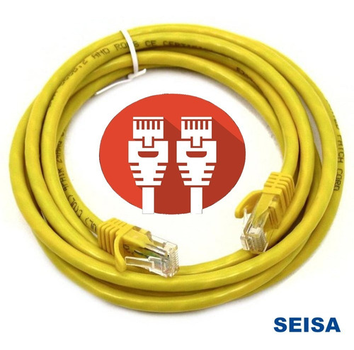 Cable De Red Utp   Categoria 6 ( 5  Metros )  