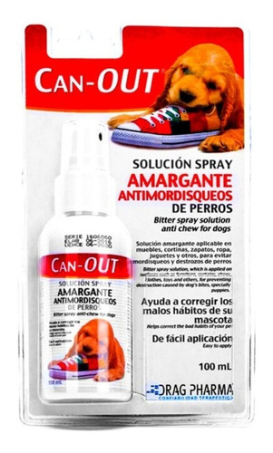 Can-out Spray Amargante Para Perro 100 Ml