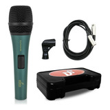 Microfone Dinâmico Arcano Platinum-s88 Com Fio Xlr-xlr Sj