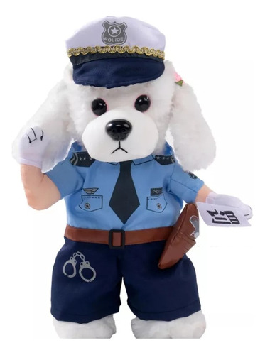 Disfraz Perros Y Gatos Diseño Policia Halloween Mascotas