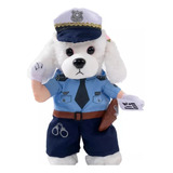 Disfraz Perros Y Gatos Diseño Policia Halloween Mascotas