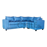 Modular Ele Sillon Sofa Esquinero Azul Piedra/ Muebles Chile