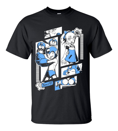 Playera Megaman Rockman Roll Rush Gamer Retro M1460 