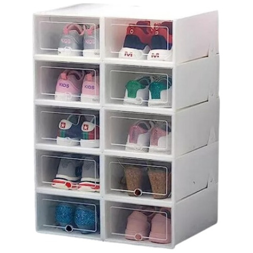 Cajones Organizadores Zapatos Pack Con 10 Unidades Apilable