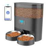 Alimentador Automatico 2 Gatos, 6l 2.4g Wifi Smart Feed