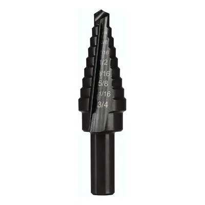 Broca Escalonada Acero 9 Escalones 1\u002F4'' - 3\u002F4'' Adir 9452 | MercadoLibre
