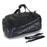 Bolso Deportivo Wanderlust Viaje 100 Litros Color Negro 33915