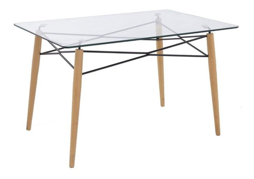 Mesa Eames Vidrio 120x80cm - Furnitech