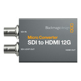 Blakcmagic Design Micro Converter Sdi To Hdmi 12g