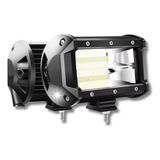 Juego Faros Barras Auxiliar Universal Led Cree 120w Potente