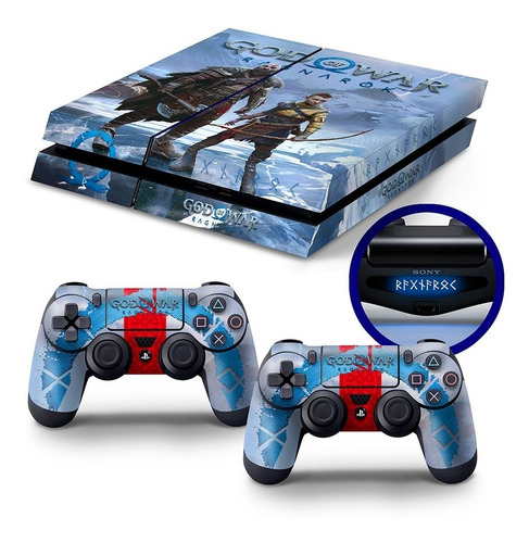 Skin God Of War Ragnarok Adesivo Playstation 4 Fat