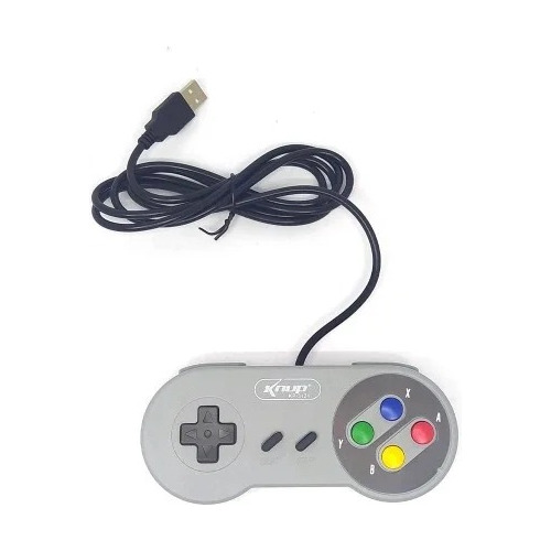 Controle Super Nintendo Video Game Pad Snes Joystick Retro