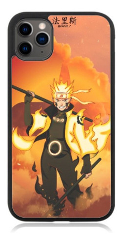 Funda Protector Para iPhone Naruto Fuego Japon Anime