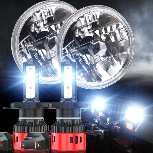 Faros Led De 7 Pulgadas Para Ford Maverick 1972-1977