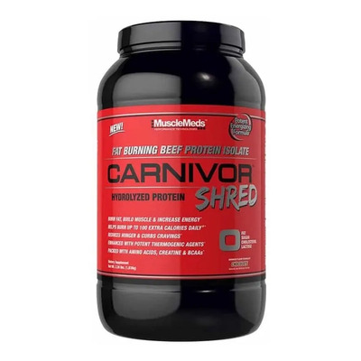 Proteina Musclemeds Carnivor Shred 2 Lb Hidrolizada Sabor Chocolate | Meses sin interés