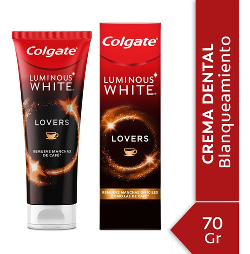 Pasta Dental Colgate Luminous White Lovers Café En Crema 70g