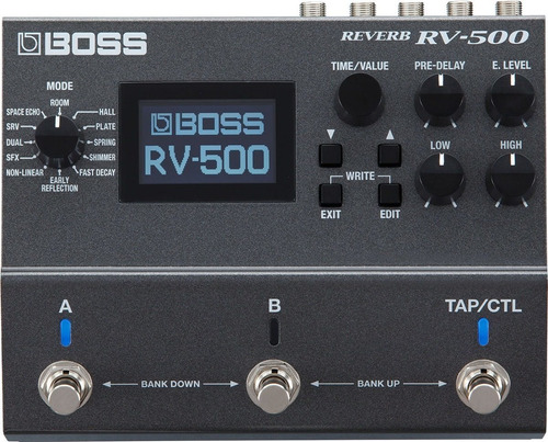 Boss Rv-500 Reverb Procesador De Reverberación Para Guitarra
