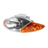 Optica Faro Delantero Cristal Ambar Moto Motomel Blitz 125