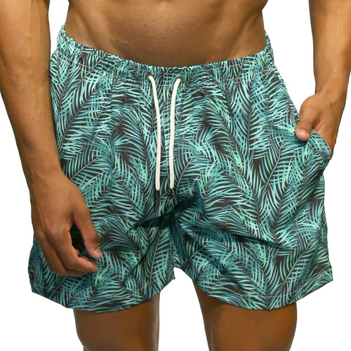 Bermuda Masculina Estampada Short Praia Masculino Tactel 