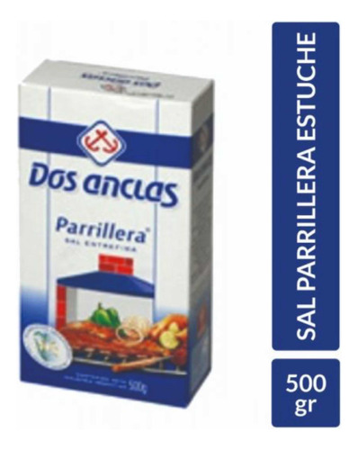 Sal Parrillera Dos Anclas 500g Estuche