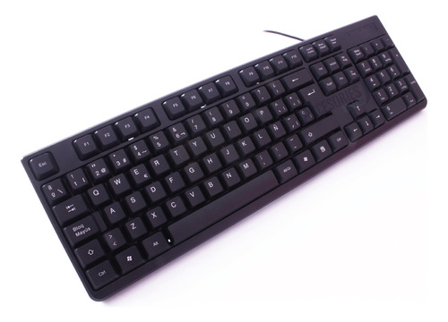 Teclado Alambrico Usb Ergonomico Profesional Pc  