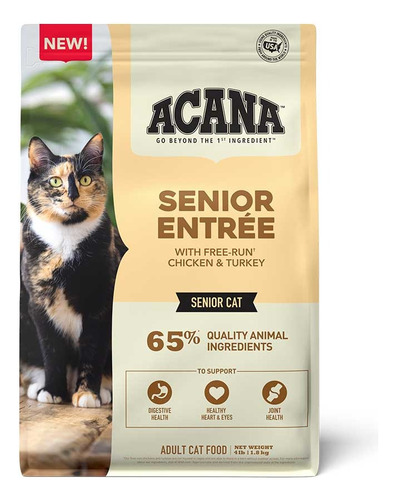 Acana Cat Senior Entrée 1.8kg. L&h