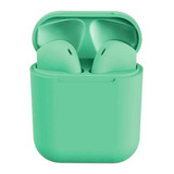 Audifonos Bluetooth 5.0 Inalambricos Manos Libres Touch I12 Color Verde