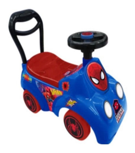 Carro Montable Para Niño De Spiderman  Compartimento