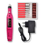 Kit Drill Pulidor Uñas Electrico Removedor Acrilico Manicure