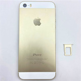 Carcaça iPhone 5s Gold Dourado Completo Dock De Carga Usado 