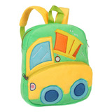 Mochila Escolar Jardin Niño Nene Infantil Relieve Bolsillos